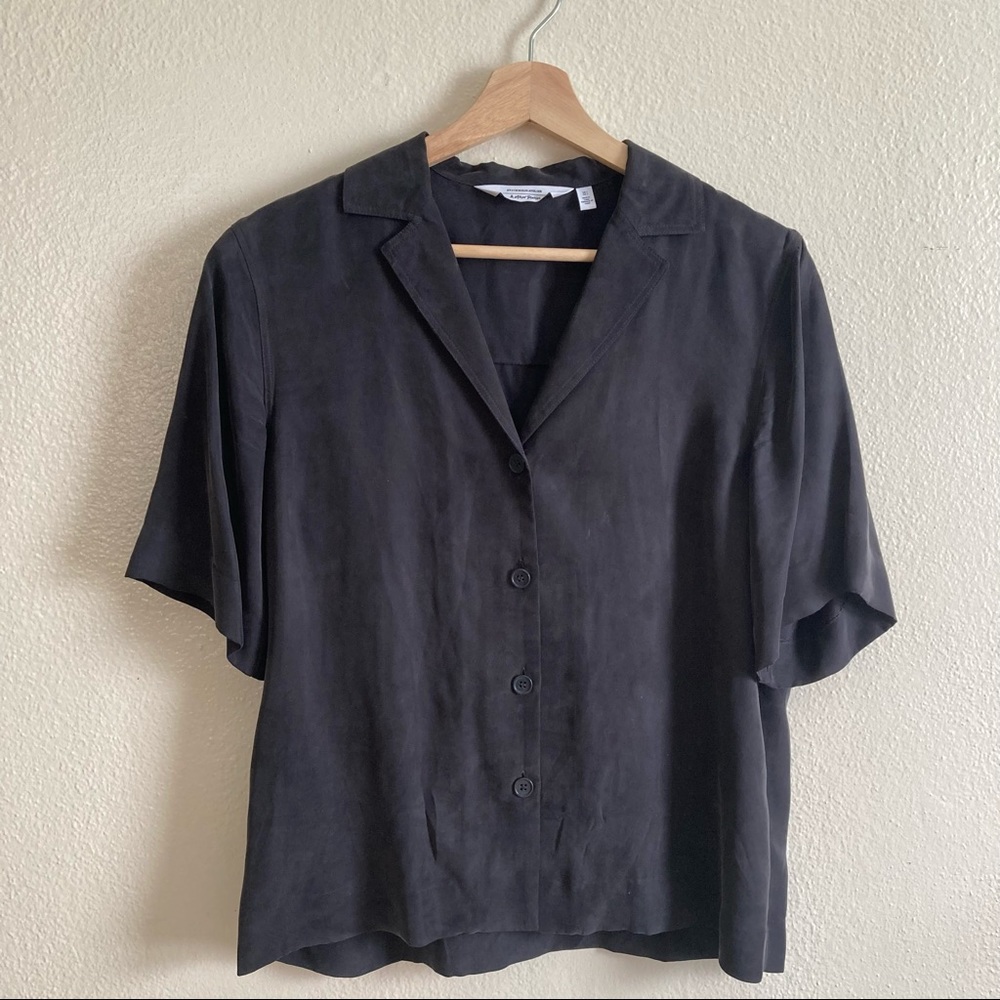 Stockholm Atelier & Other Stories Black Buttoned Shirt